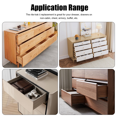 thumbnail image 5 of 10Sets Replacement Drawer Track Slide Kit,Track Drawer Guides Furniture Parts for Dressers,Hutches and Nightstand Drawer, 5 of 5