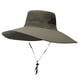 thumbnail image 1 of Sombrero De Sol Extragrande, Estilo Pescador, Resistente Al Viento, Ajustable Con Cuerda, Color Liso, Para Hombre, Ideal Para Actividades Al Aire Libre, Montaismo, Pesca Y Viajes., UKHBMC, 1 of 8