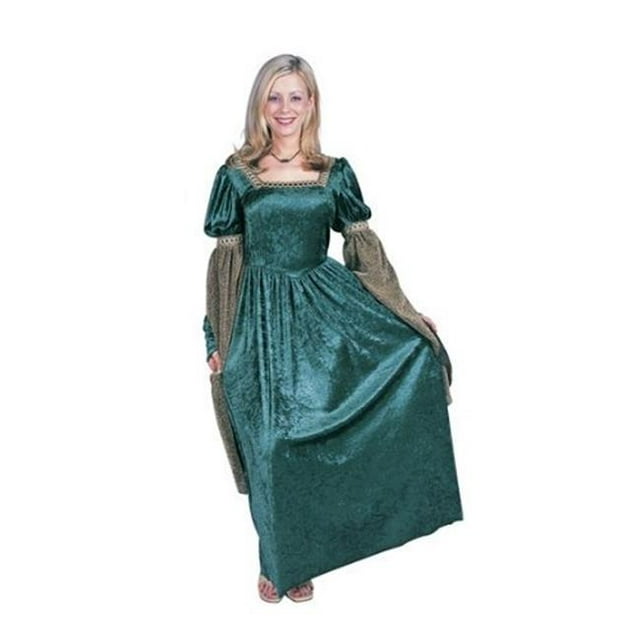 RG Costumes 86387-GR Renaissance Queen Plus Size Costume - Green