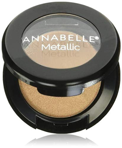 Annabelle Metallic Single Eyeshadow, New Gold, Intensely pigmented. Buildable coverage. Easy application.