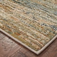 thumbnail image 3 of Style Haven  Halden Textural Stripes Area Rug Multi/Gold 3'3" x 5'2" 3' x 5' Indoor Living Room,Bedroom Green,Blue,Gold Rectangle, 3 of 5