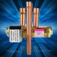 thumbnail image 3 of ZOUSSIQI Four-way Reversing Valve for Air Conditioning Refrigeration Service Maintenance Accessory(1.5P-2P) CA919-33058, 3 of 8