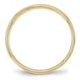 thumbnail image 5 of Auriga Fine Jewelry 10K Yellow Gold 4mm Flat with Step Edge Wedding Band for Women Size- 6, 5 of 6