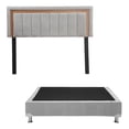 thumbnail image 1 of Box Base Cama Individual + Cabecera Ventur Trinity Gris Ash, 1 of 8