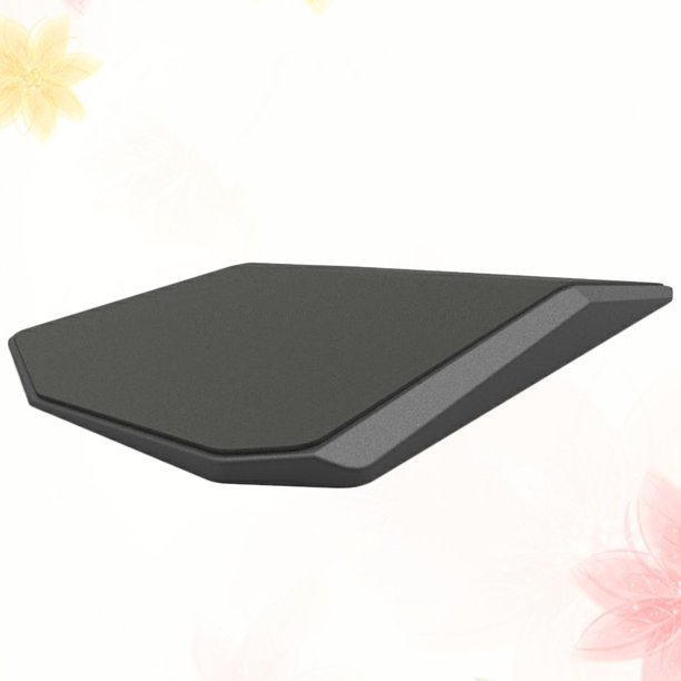 UPGRATOR Mouse Pad Negro Con Superficie Y Reposamuñecas De Gel Para Uso Práctico Y Cómodo