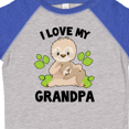 thumbnail image 4 of Inktastic Cute Sloth I Love My Grandpa with Green Leaves Boys or Girls Toddler T-Shirt, 4 of 5