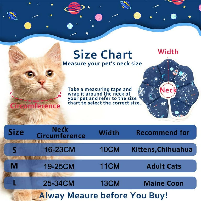 Cat collar top to stop scratching