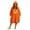 Orange A8, variant on Edvintorg Lounge Dress for Women Plus Size House Dresses Halloween Printed Hooded Nightshirts Long Sleeve Casual Flannel Nightgown Womens Clothes Orange XXXL
