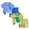 Blue 1PCS & Green 1PCS, variant on mgoYE Toddler Baby Boy Summer Clothes for 3 9 18 Months 2T 3T 4T 5T 6T Girl Set Short Sleeve Cartoon Print T-Shirt Tops & Shorts Sets 4Pcs Size 2-3 Years