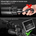 thumbnail image 4 of UniqueFire 1605 850nm IR Illuminator Flashlight Lights for Night Vision Zoomable Infrared Flashlight Illuminator with Dual Control Remote Pressure Switch, USB Charger and Scope Mount Set, 4 of 4