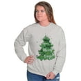 thumbnail image 4 of Xmas May Your Days Be Merry Bright Women Plus Size Crewneck Sweatshirt Brisco Brands 5X, 4 of 5