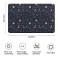 thumbnail image 3 of Blue Sun Moon Cloud Star Comet Pattern Bathroom Rugs Mat,Non Slip Microfiber Bathroom Rug,Rubber Backing,Soft Bathroom Mats for Bathroom Floor,Tub and Shower,20x32in(50x80cm), 3 of 5