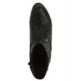 thumbnail image 6 of Badgley Mischka Girls Glittery Low Heel Dress Boots. (Little Kids Big Kids), Black, Size: 4, 6 of 6
