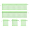 thumbnail image 1 of koolsoo 100 Pack Fruit Protection Netting Bags Drawstring Fruit Netting Bags Easy to Put Light Green, 1 of 9