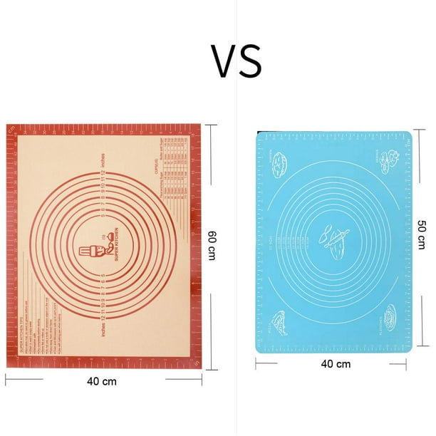 Non Slip Silicone Pastry Mat Extra Large with Measurements 36 by 24 for Silicone Baking Mat Counter Mat Dough Rolling Mat Oven Liner Fondant Pie