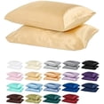 thumbnail image 1 of pillow case with zipper, 2 pillow cases (standard, gold), 1 of 2