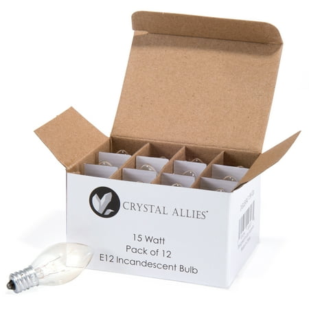 Crystal Allies Long Lasting Incandescent Salt Lamp Bulbs – Pack of