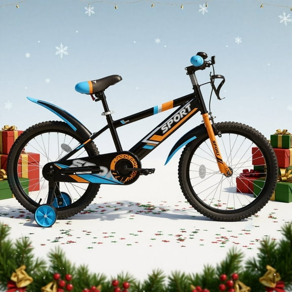 Naipo 20 Inch Kids Bike Boys and Girls with Full Chain Guard Bicycle with Anti-Slip Pedals