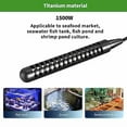 thumbnail image 2 of 1500W Titanium Fully Submersible Portable Electric Immersion Water Heater,Bucket Water Heater,Seawater Heater for Fish Tank,Seawater Aquaculture,100% Protection Against Seawater Salt Corrosion, 2 of 8