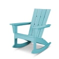 thumbnail image 2 of POLYWOOD Quattro Plastic Rocking Adirondack Chair, 2 of 7