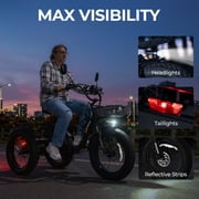 Skeri Electric Tricycle for Adults, 750W(Peak 1350W) Motor, 48V13Ah Battery, 20x4 Folding Fat Tire 3-Wheel Electric Trike, 20MPH, Hydraulic Brakes, Rear Basket & Differential, UL2849