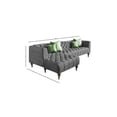 thumbnail image 1 of SALA DANISA LINO GRIS CHAISE MAS LOVE DERECHA REMATESMXMUEBLES CONTEMPORANEO, 1 of 2