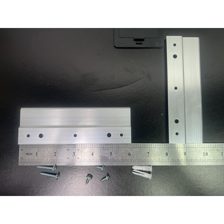 French Cleat Hanger 6 Inch Super Heavy Duty 2 Pack Picture Mirror Whiteboard Cabinet Shelf Pallet or Panel Interlocking Wall Mounting Bracket