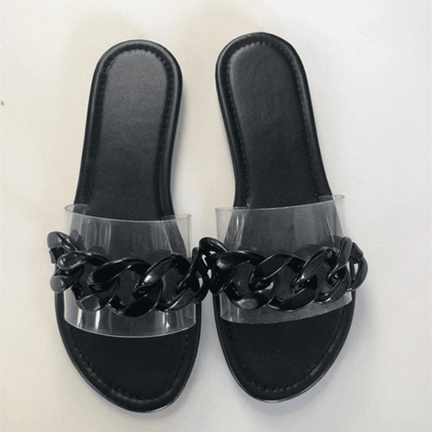 Clear hotsell black slides