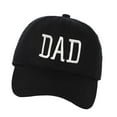 thumbnail image 2 of Gorra de béisbol de algodón ligera, sombrero para el sol, ideal para viajes, senderismo, papá y mamá. PAPÁ Color negro, 2 of 9