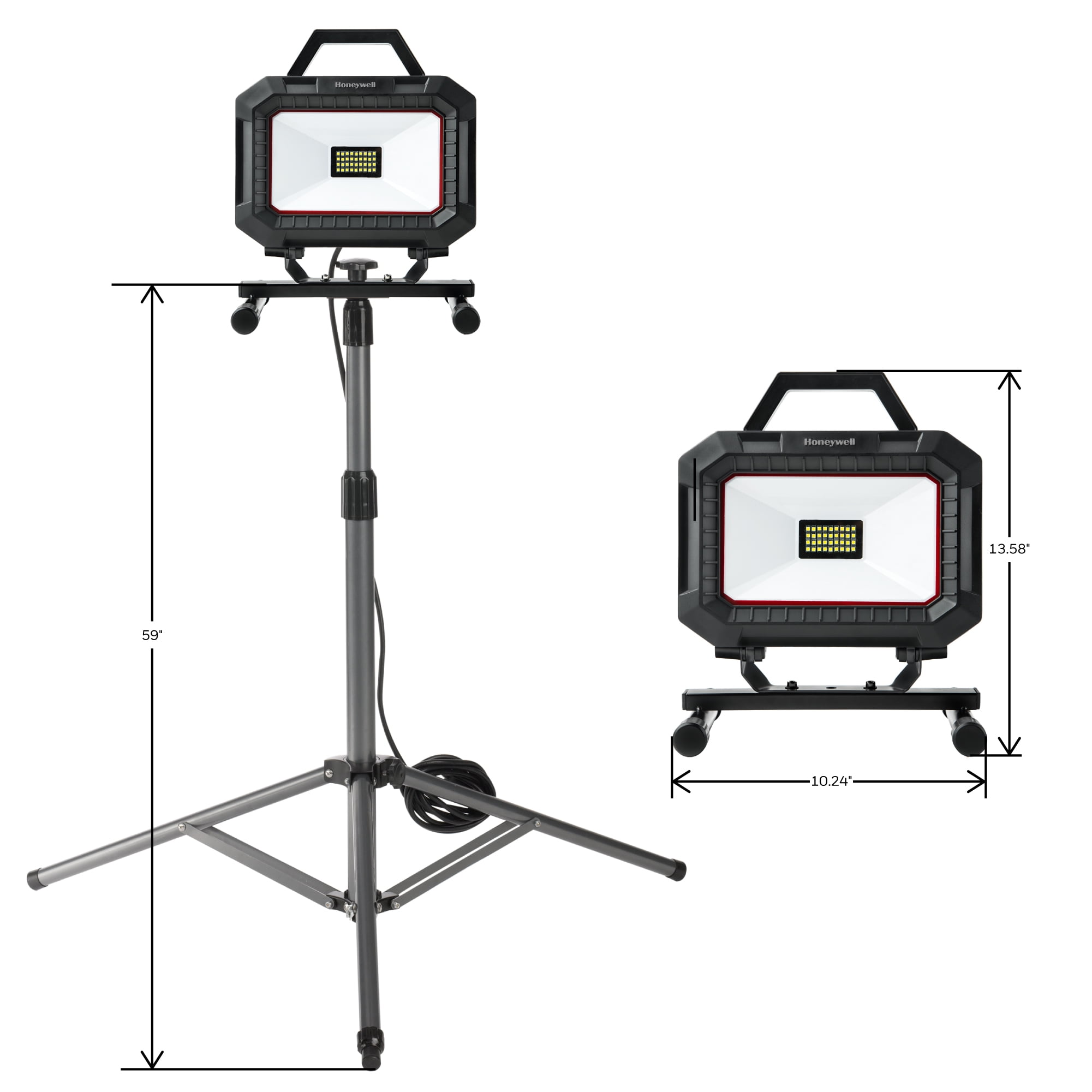 Honeywell Portable LED Work Light Single Tripod Electrical Tools Work