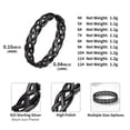 thumbnail image 4 of ChicSilver 925 Sterling Silver Celtic Knot Eternity Band Ring for Women, Vintage Irish Promise Ring 4mm Wide Hypoallergenic Size 4-12, 4 of 9