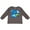 Charcoal Grey, variant on Inktastic 2nd Birthday Airplane Pilot Boys Long Sleeve Toddler T-Shirt
