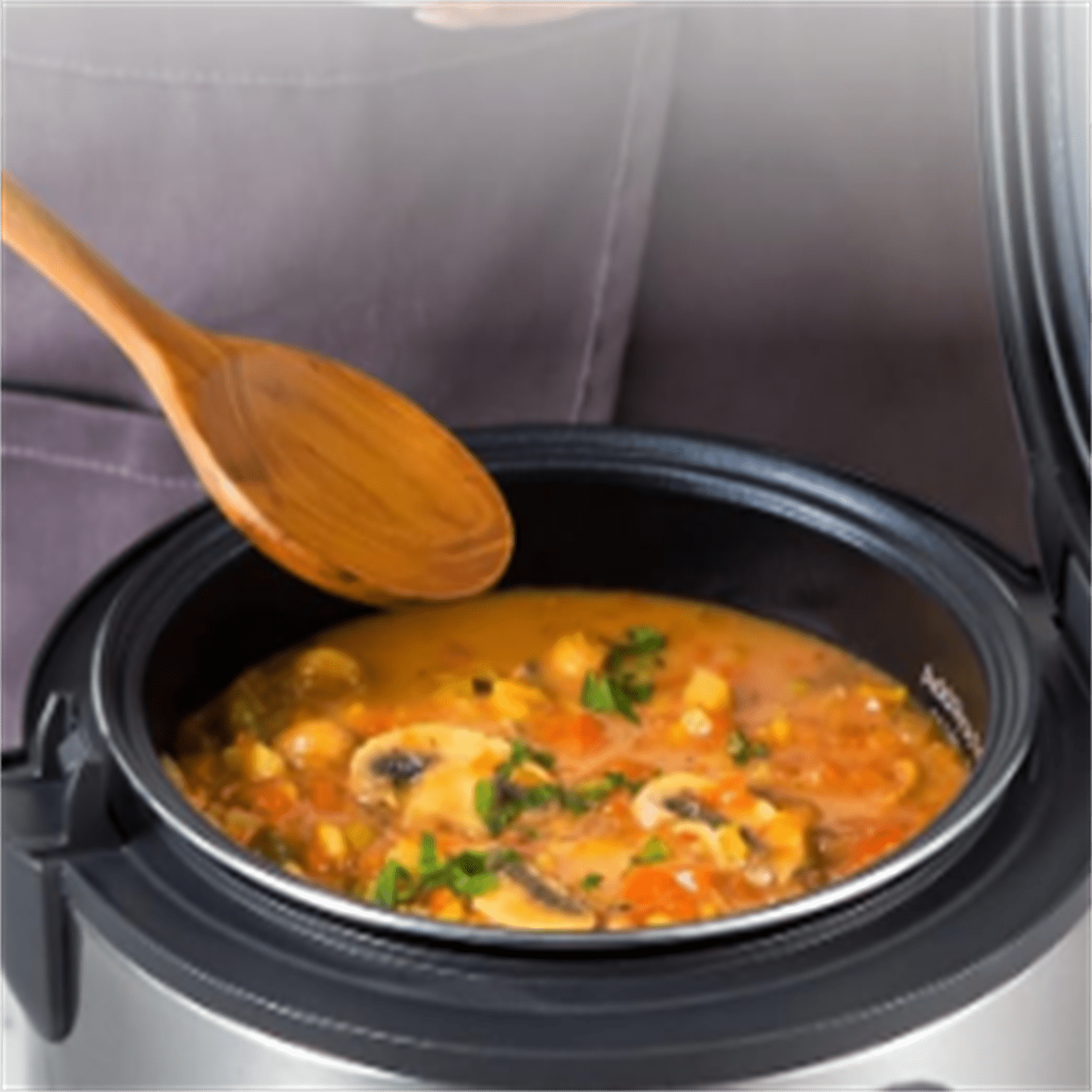 Professional Digital Rice Cooker, Multicooker, 4-Cup (Uncooked) / 8-Cup (Cooked), Steamer, Slow Cooker, Grain Cooker, 2Qt, Stainless Steel Exterior