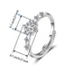 thumbnail image 5 of Qarigey Anillo de apertura para mujer, joyería de mano abierta decorativa brillante de cobre, decoración de vestido exquisita para fiesta de boda, Ropa, zapatos y accesorios Miscelánea Qarigey AP017203-01, 5 of 6