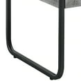 thumbnail image 4 of Ish 22 Inch Modern Wood End Table 1 Drawer Metal Handles Gray  Black - Saltoro Sherpi, 4 of 5