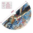 thumbnail image 3 of Sigee Abstract Sea Turtle for Christmas Decoration Tree Skirt Christmas Tree Skirt,Christmas home decor Holiday Tree Skirt Fits Christmas Tree-30", 3 of 7