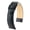 Black Band / Silver Buckle, variant on Rainbow Bonded Leather Watch Strap - Black - L - 17mm - Gold Buckle