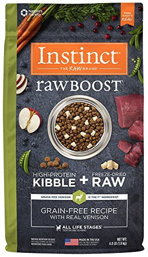 instinct raw venison dog food