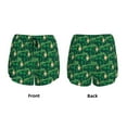 thumbnail image 3 of Pofeuu St Patrick's Day9 Print Women's Athletic Shorts Running Workout Shorts Tummy Control Quick Dry Gym Shorts with Pockets Double layer sports shorts-Small, 3 of 7