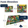 thumbnail image 2 of Rompecabezas White Mountain Puzzles Birdhouse Village 500 piezas extra grandes, 2 of 5