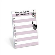 Dog Notepad Small to .. Do List Sticky Notes .. | Wake Up Hug .. Dog Get Things Done .. | Dog Lover Humor .. Add to Note Cards, .. Notebook Notepad | 50 .. Pages 4x6" by DAILY .. RITMO