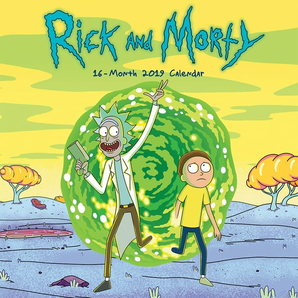 2019 Rick And Morty Mini Calendar Walmart Walmart