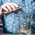 thumbnail image 5 of 2 uds 304 cóctel de acero inoxidable doble Jigger medición Oz taza Bar herramienta tiro para barman Jiggers, 5 of 5