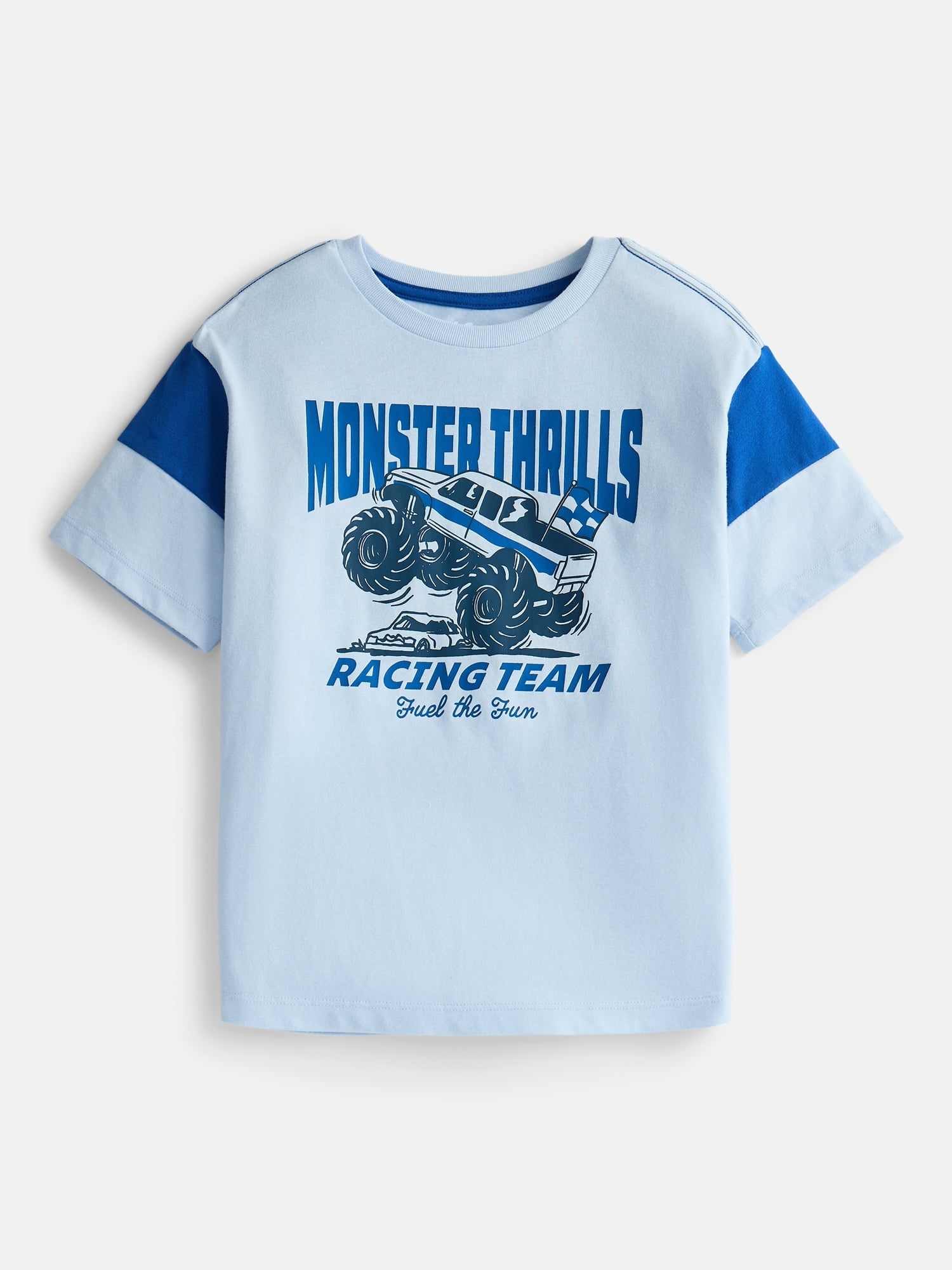 Wonder Nation Boys Tee, Crewneck, Joggers and Shorts, 4-Piece Outfit Set, Sizes 4-10