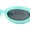 Mint - Black, variant on Retro Futurism Wrap Sport Thick Plastic Oval Sunglasses All Black