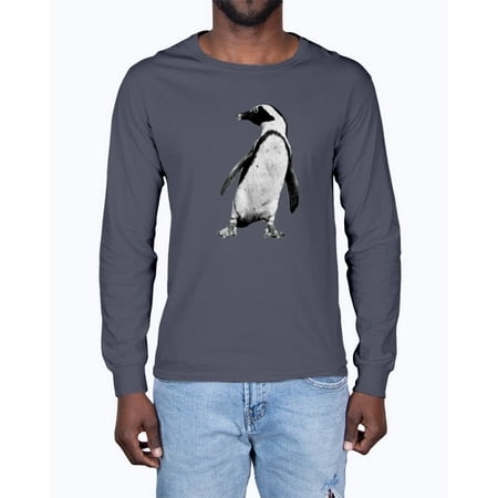 Moss Apparel Unisex Long Sleeve T-Shirt – Airlume Combed Cotton – Dancing Penguin Navy L Moss Apparel Unisex Long Sleeve T-Shirt – Airlume Combed Cotton – Dancing Penguin Navy L