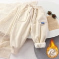 thumbnail image 6 of Gibobby Boys Pants Cargo Pants For Toddler Kids Boys 12 Months 2T 3T 4T Wide-Leg Elastic Waist Loose Long Pants Toddler Boys Clothes Little Boys Winter Pants(3-4 Years,Beige), 6 of 7