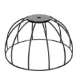thumbnail image 2 of Artistic Ironwork E27 Lampshade Table Lamp Pendant Lamp Shade Chic DIY Light Shell, 2 of 3