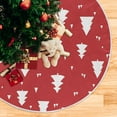 thumbnail image 5 of RYLABLUE Tapis de Style Arbres de Noël pour Décoration de Fête Intérieure Extérieure 36 Pouces, 5 of 5