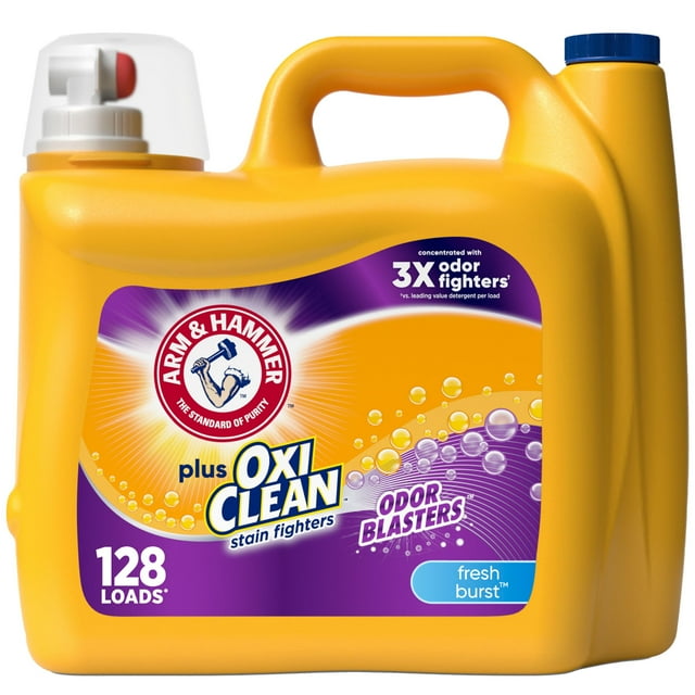 Detergente líquido para ropa Arm & Hammer Plus OxiClean 4,9 L